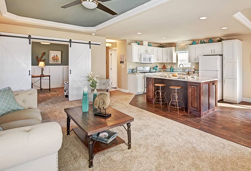 A picture of a manufactured home